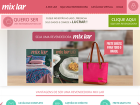 'mixlar.com.br' screenshot