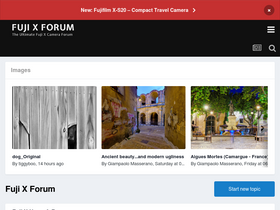 'fuji-x-forum.com' screenshot