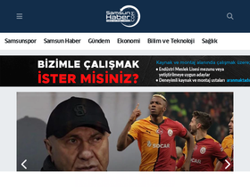 'samsunhaber.com' screenshot