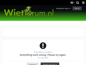 'wietforum.nl' screenshot