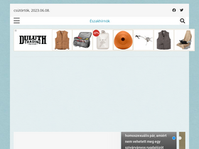 'eszakhirnok.com' screenshot