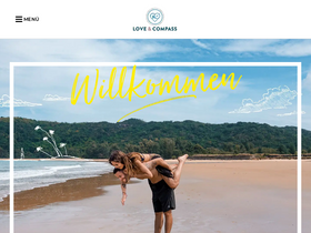 'loveandcompass.de' screenshot