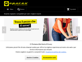 'espares.it' screenshot