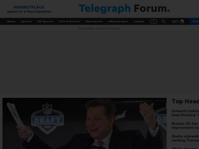 'bucyrustelegraphforum.com' screenshot