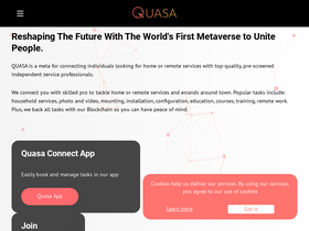 'quasa.io' screenshot