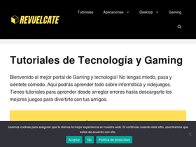 'revuelcate.com' screenshot