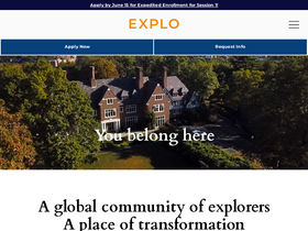 'explo.org' screenshot