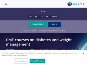 'ascend-diabetes-obesity.com' screenshot