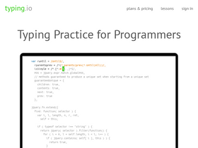 'typing.io' screenshot