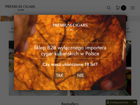 'premiumcigars.pl' screenshot