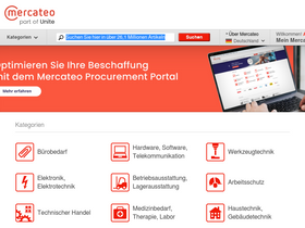 'mercateo.com' screenshot