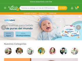 'ecotiendanatural.cl' screenshot