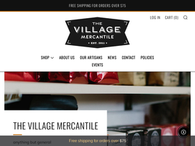villagemerc.com homepage screenshot