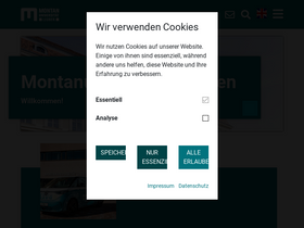'unileoben.ac.at' screenshot