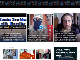 'ournewearthnews.com' screenshot