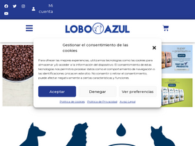 'piensosloboazul.com' screenshot