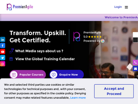 'premieragile.com' screenshot