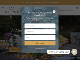 Stono Outdoor Living website screenshot