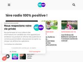 'airzen.fr' screenshot