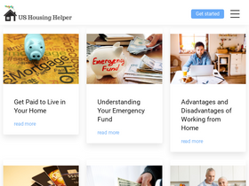'ushousinghelper.com' screenshot