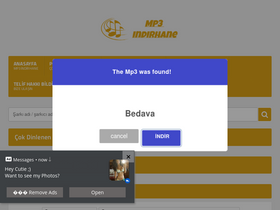 'mp3indirhane.com' screenshot