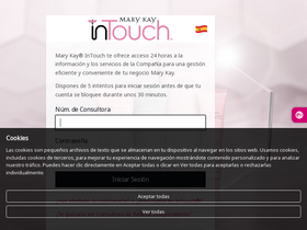 'marykayintouch.es' screenshot