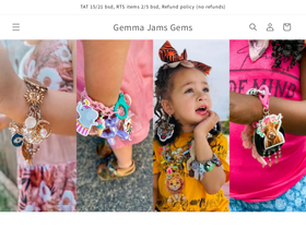 gemmajams.net homepage screenshot