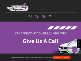 dial4panels.co.uk homepage screenshot