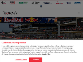 'dorna.com' screenshot