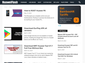 'huaweiflash.com' screenshot