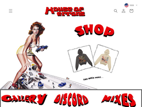 HOUSE OF ERRORS website screenshot
