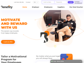 'benefity.cz' screenshot