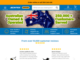 'scintex.com.au' screenshot
