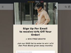 'danpostboots.com' screenshot