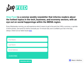 'stepfeed.com' screenshot