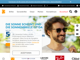 'smartbuyglasses.de' screenshot