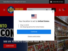 Comic Book Addiction website screenshot
