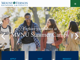 'mvnu.edu' screenshot