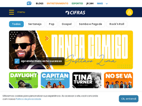 'cifras.com.br' screenshot