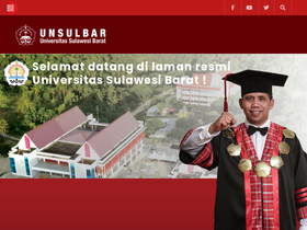 'unsulbar.ac.id' screenshot