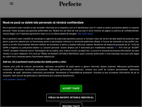 'perfecte.ro' screenshot