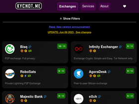 'kycnot.me' screenshot