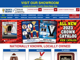 'crowntrophy.com' screenshot
