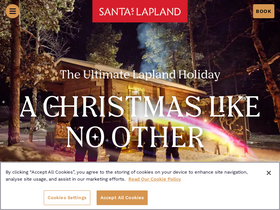 'santaslapland.com' screenshot