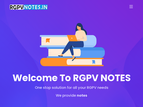 'rgpvnotes.in' screenshot