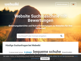 'webwiki.de' screenshot