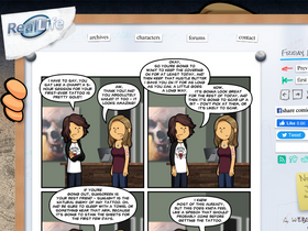 'reallifecomics.com' screenshot