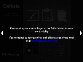 'onpaste.com' screenshot