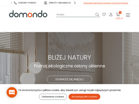 'domondo.pl' screenshot