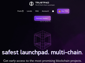'trustpad.io' screenshot